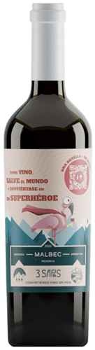 3 Sapas Malbec Reserva 2022