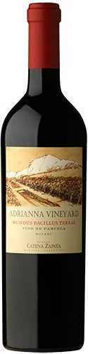 Adrianna Vineyard Mundus Bacilus Terrae Catena Zapata Malbec 2015