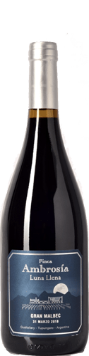 Ambrosia Luna LLena Gran Malbec 20 marzo