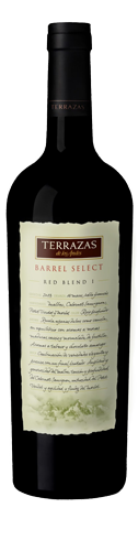 Terrazas de los Andes Terrazas de los Andes Barrel Select Red Blend I Blend/4025